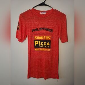 Vintage Red Philippines Shakey Pizza parlor